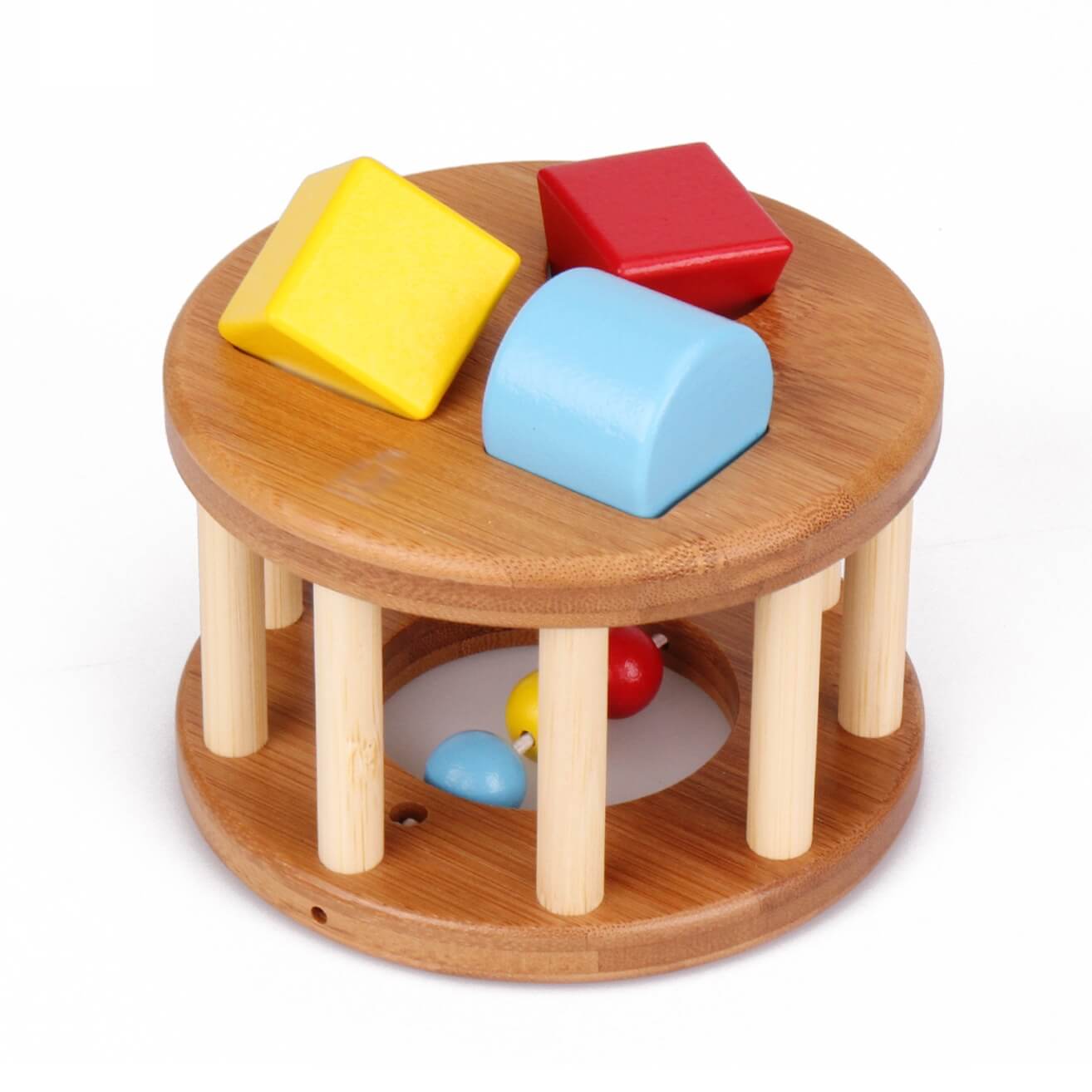 buntes Babyspielzeug aus Holz