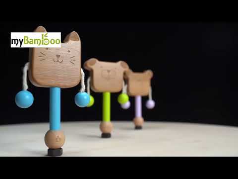 Video zu Kinderspielzeug aus Holz mit 4 Varianten