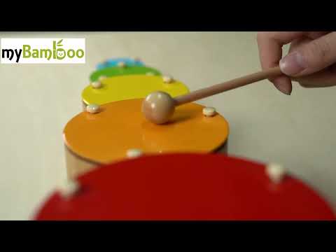 Video Kinder-Trommeln aus Holz